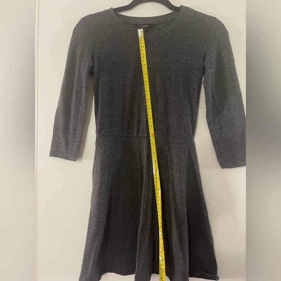 Forever 21 Gray 3/4 Sleeve Dress Size Small - Picture 6 of 14